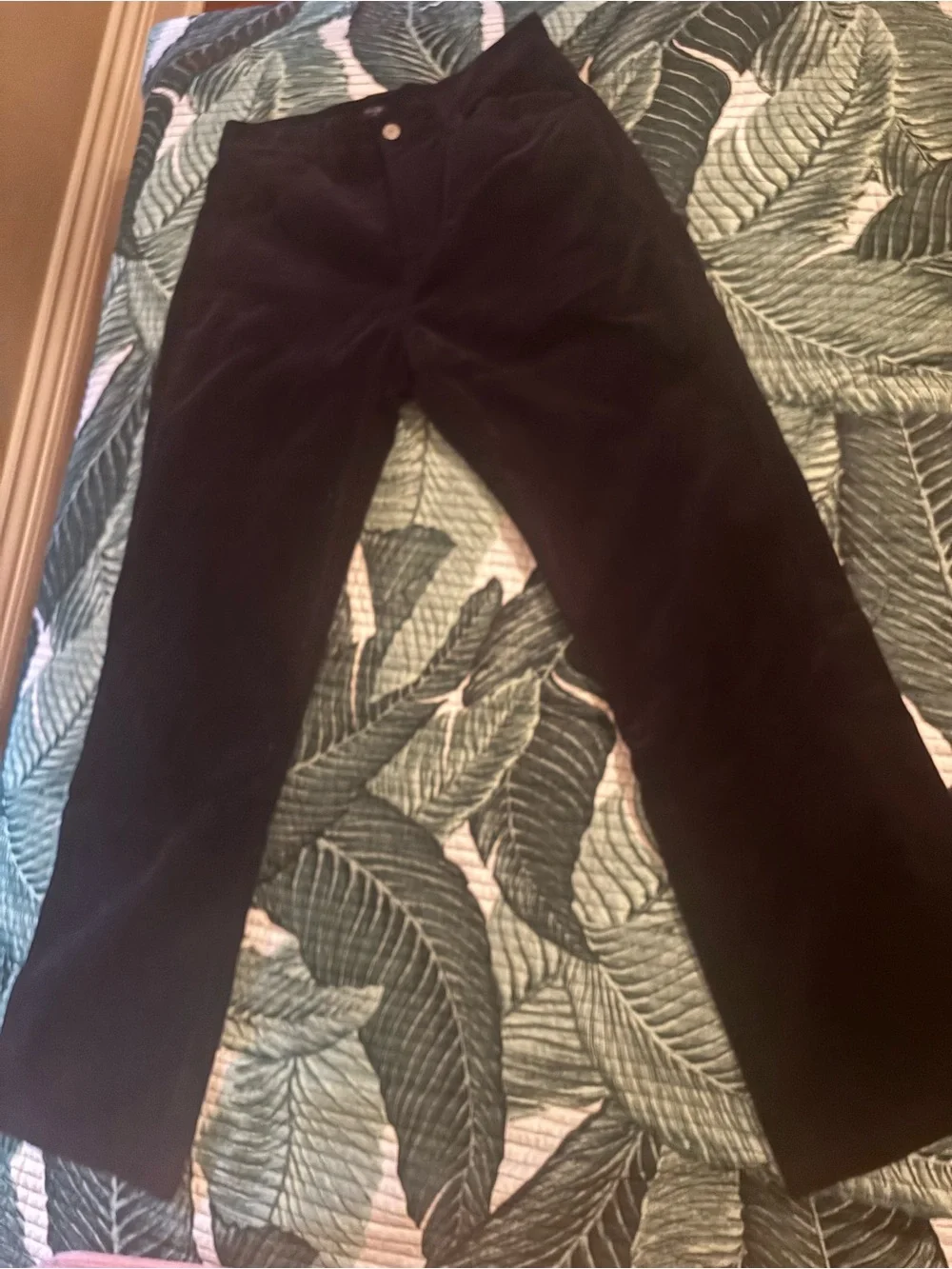 John GALT corduroy black pants